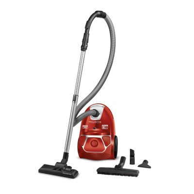 Aspirapolvere a traino Rowenta Compact Power Parkett rosso