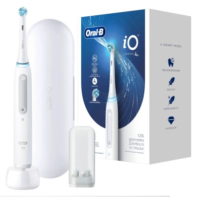 Spazzolino elettrico Oral-B iO Series 4 bianco Quite White