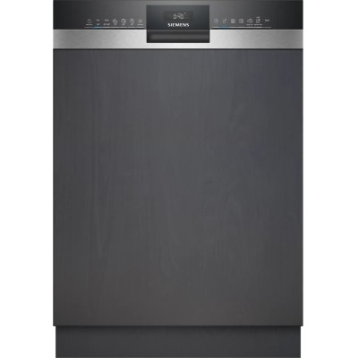 Lavastoviglie Siemens SN53ES22AE da incasso 60 cm inox nero Home Connect IQ300