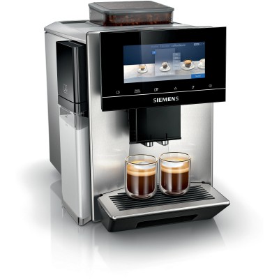 Macchinetta per il caffè automatica Siemens TQ903DZ3 EQ900 Plus acciaio spazzolato