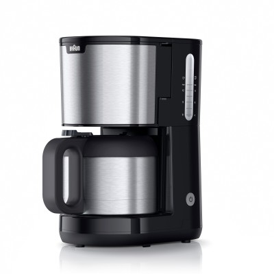 Macchinetta per il caffè filtro Braun PurShine KF 1505 nera acciaio inox