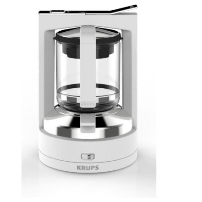 Macchinetta per il caffè filtro Krups T8.2 KM4682 bianca argento