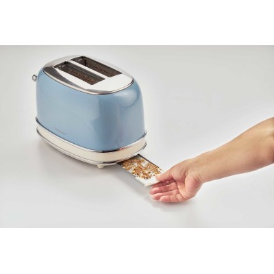Tostapane Ariete Vintage 155 azzurro chiaro 810 Watt per 2 fette