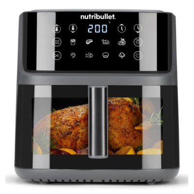 Friggitrice ad aria e mini forno Ariete 3in1 Vintage 4632BL 1350 watt 16 litri azzurra con finestra