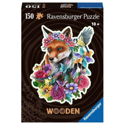 Puzzle in legno Ravensburger Volpe colorata