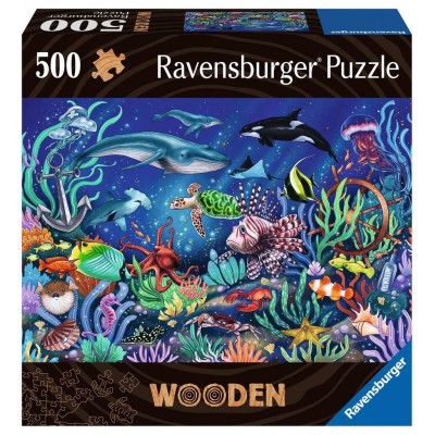 Puzzle in legno Ravensburger Giù nel mare