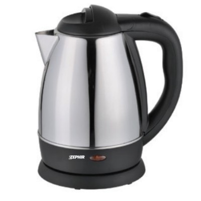 Bollitore elettrico Zephir 1,2L 1400 W Nero, Acciaio inox ZHC91